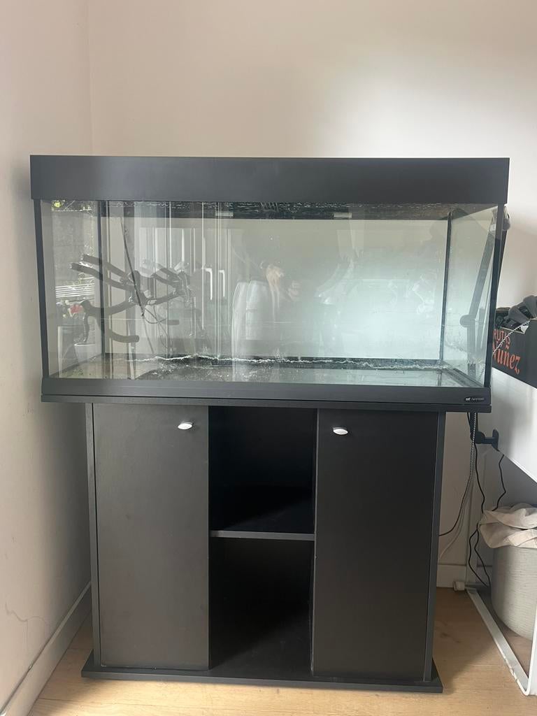 Aquarium Ferplast Dubai 100 190L + Meubel & JBL Filter, Dieren en Toebehoren, Vissen | Aquaria en Toebehoren, Ophalen, Gebruikt