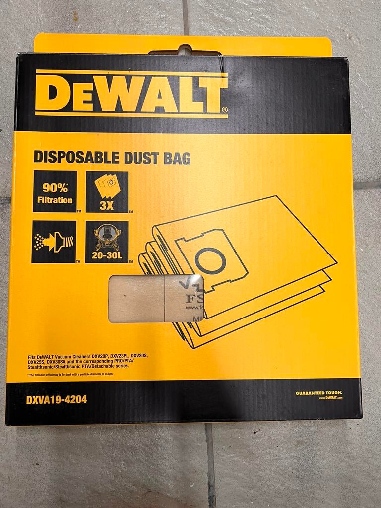 Sacs aspirateur à poussière DEWALT, Enlèvement, Comme neuf, Sac à poussière, Aspirateur