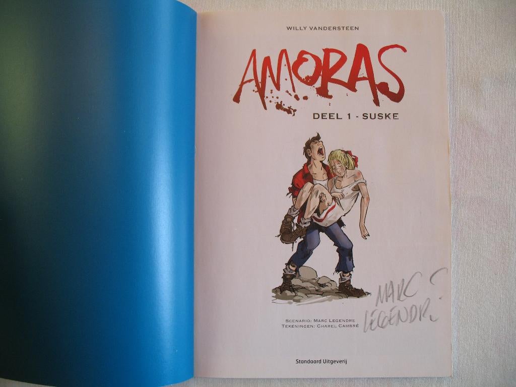 Amoras met dedicace, Suske en Wiske 1ste druk , compleet, Série complète ou Série, Enlèvement ou Envoi, Neuf