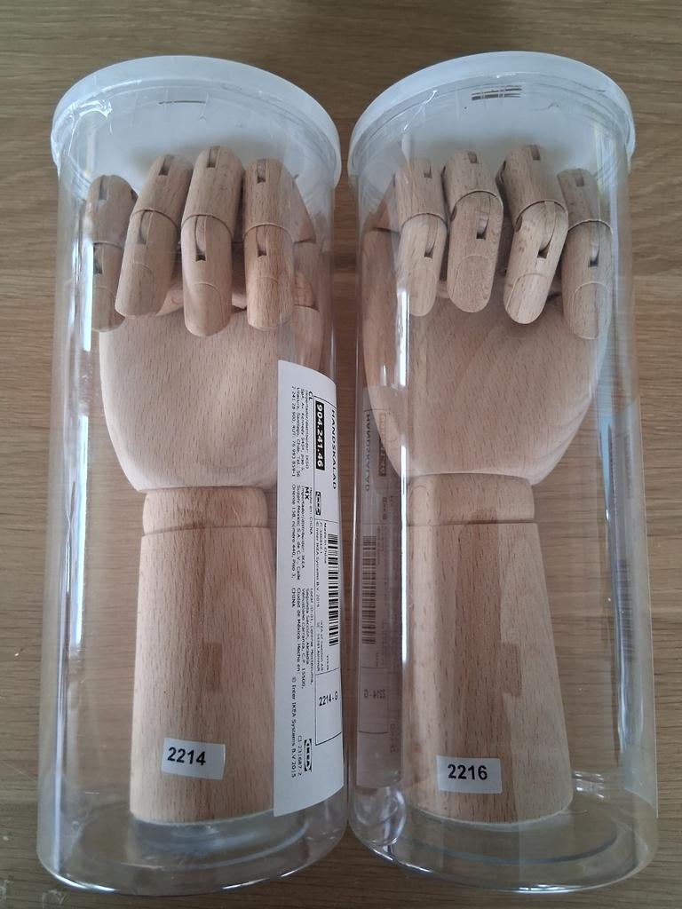 Handskalad decoration hand natural, Maison & Meubles, Enlèvement