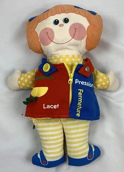 Tissu Playskool Dressy Bessy Pop Pop Vintage 1983 en cuir, Envoi, Comme neuf, Autres types