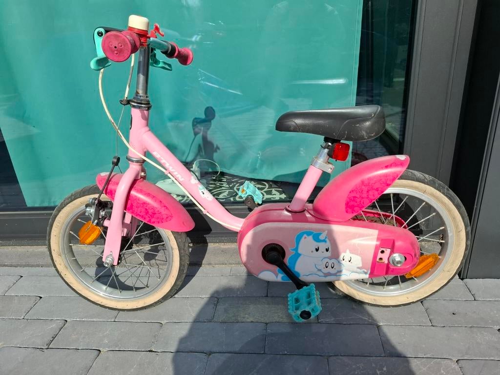Mooie B-Twin kinderfiets te koop,prima staat!, Fietsen en Brommers, Fietsen | Kinderfietsjes, Ophalen