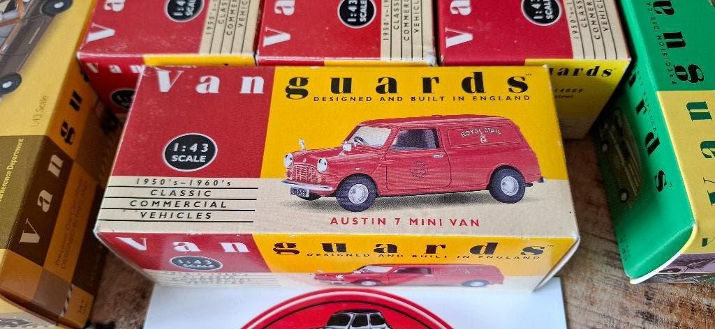 MINI Van Mk1 Austin ROYAL MAIL Red 1/43 VANGUARDS Neuf + Box, Ophalen of Verzenden, Nieuw, Auto, Vanguards