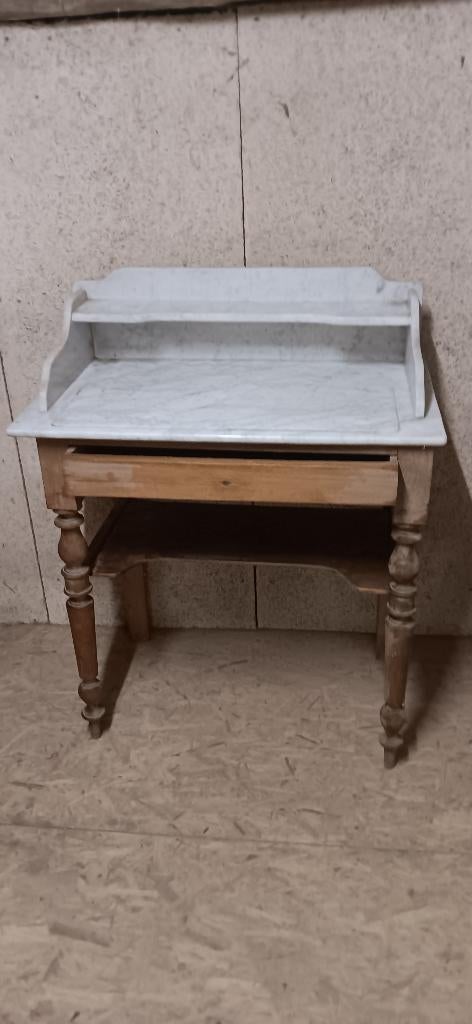 Table de toilette avec plateau en marbre, Enlèvement