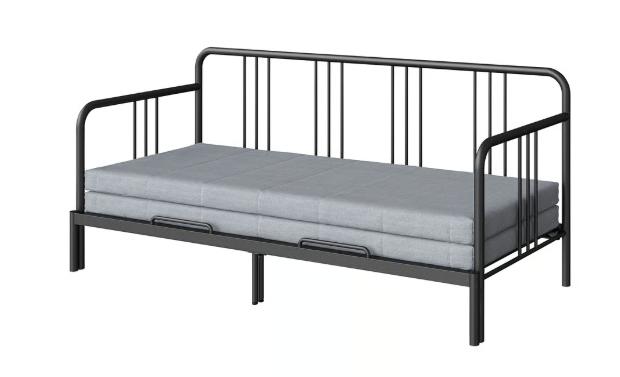Canapé lit FYRESDAL + 2 matelas, Maison & Meubles, 200 à 250 cm, Banc droit, Comme neuf, Enlèvement