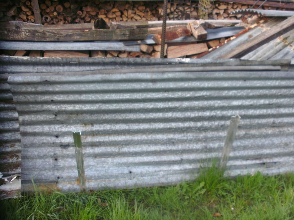 Toles acier :, Bricolage & Construction, Enlèvement, Utilisé, Métal, Tôle ondulée