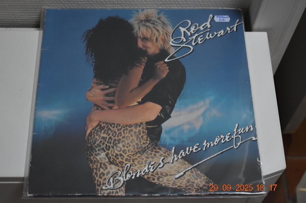 LP : Rod Stewart - Blondes have mor fun (Pop/Rock), CD & DVD, Vinyles | Rock, Enlèvement ou Envoi, Utilisé, Pop rock