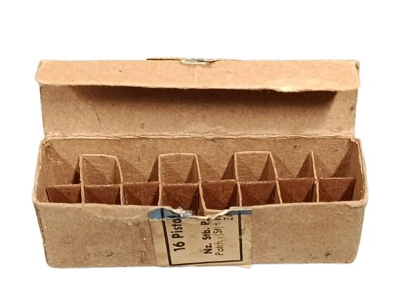 Boite vide munitions luger p-08 1944, Collections, Enlèvement ou Envoi