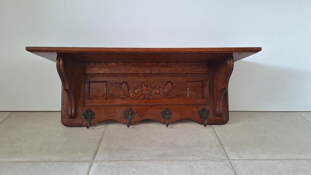 Vintage kapstok, Wandkapstok, Gebruikt, Ophalen of Verzenden, Minder dan 100 cm