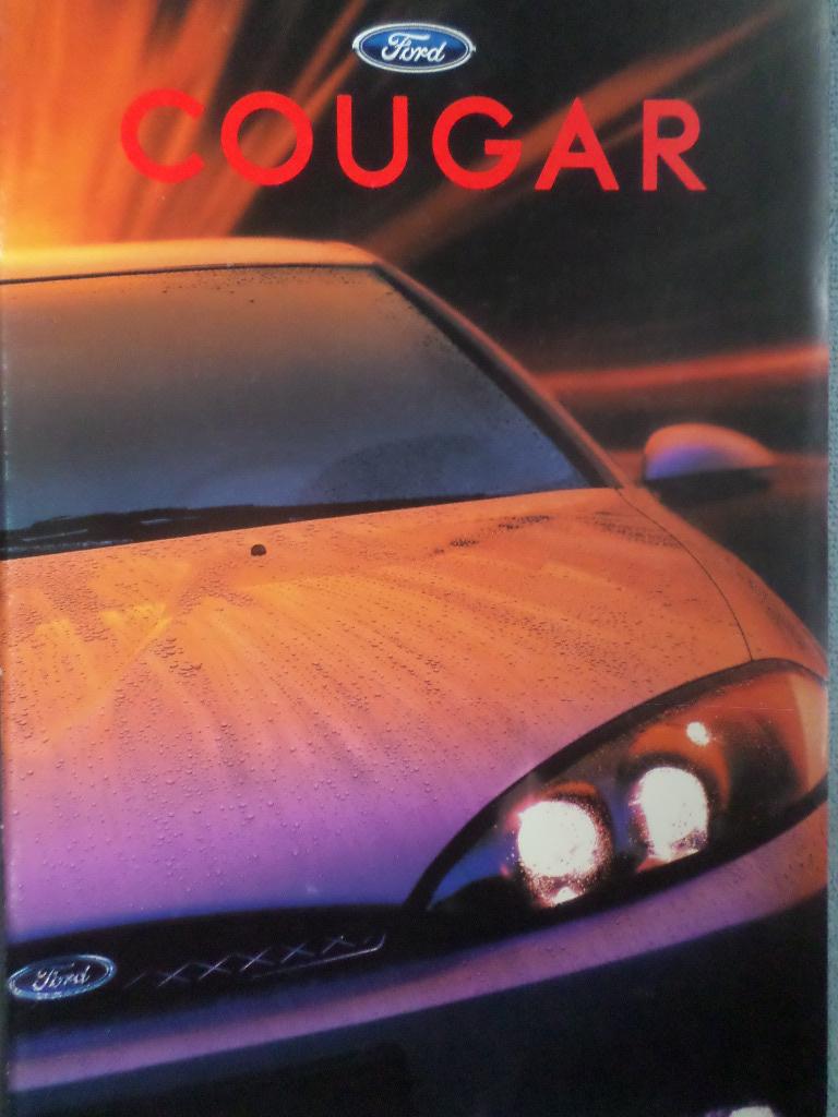 Ford Cougar 2.0i & 2.5i V6 1998 Brochure, Livres, Autos | Brochures & Magazines, Enlèvement ou Envoi, Ford