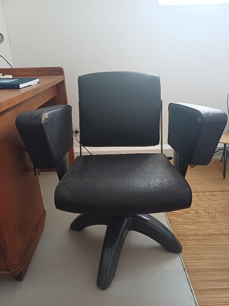 Tansad Vintage bureaustoel, Ophalen, Gebruikt, Zwart, Bureaustoel