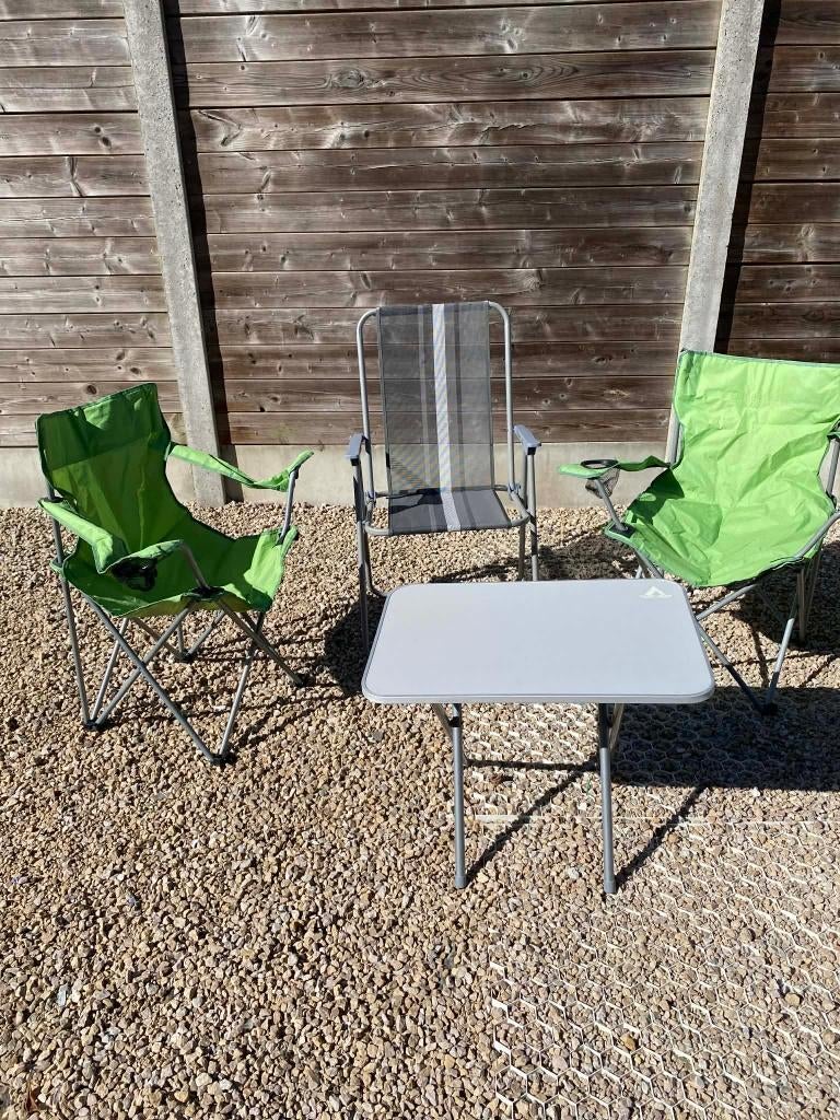 Chaises et table de camping, Caravanes & Camping, Enlèvement, Neuf, Chaise de camping