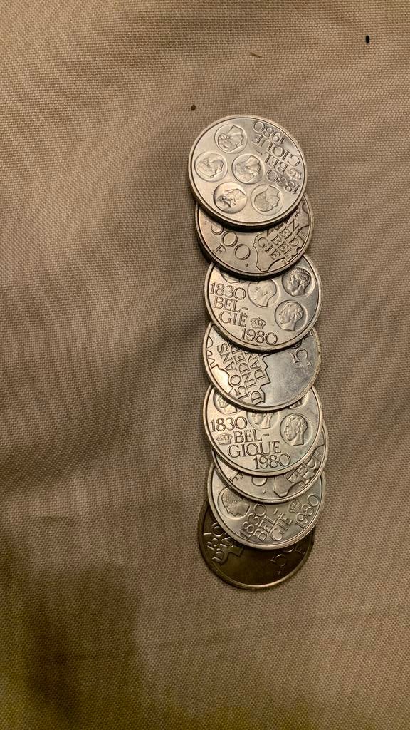 500 frank, Enlèvement ou Envoi, Plaqué argent