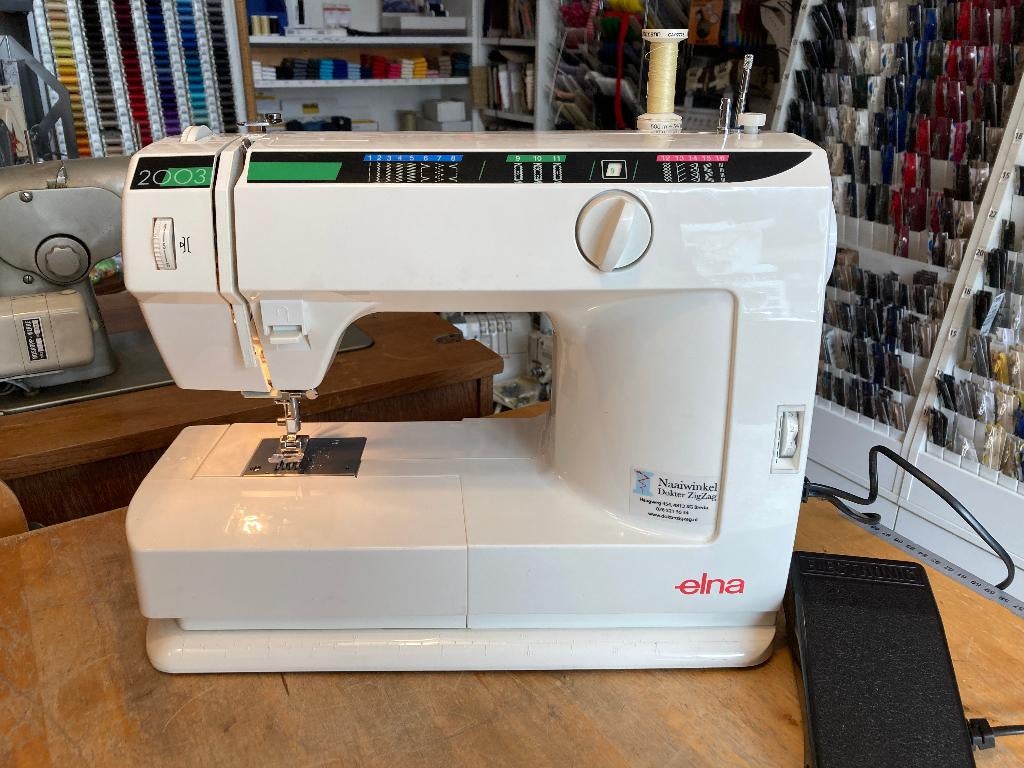 Elna 2005 - mooie beginnersmachine, Hobby & Loisirs créatifs, Machines à coudre & Accessoires, Enlèvement ou Envoi, Utilisé, Machine à coudre