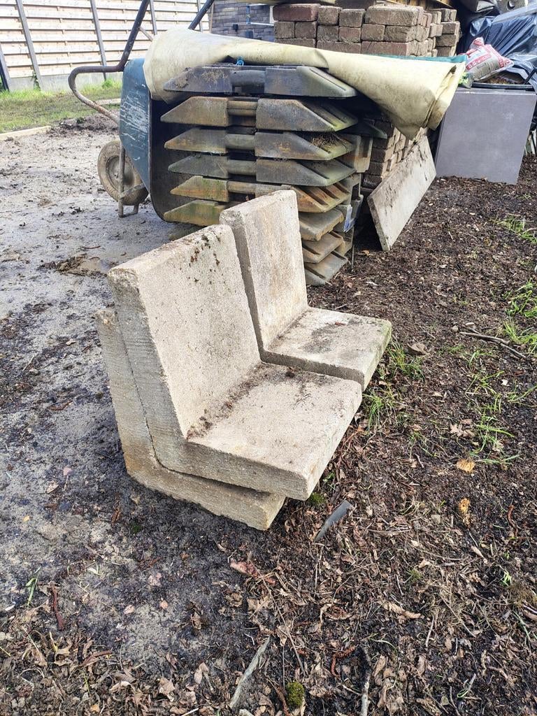 Keerwand elementen, Jardin & Terrasse, Enlèvement, Béton