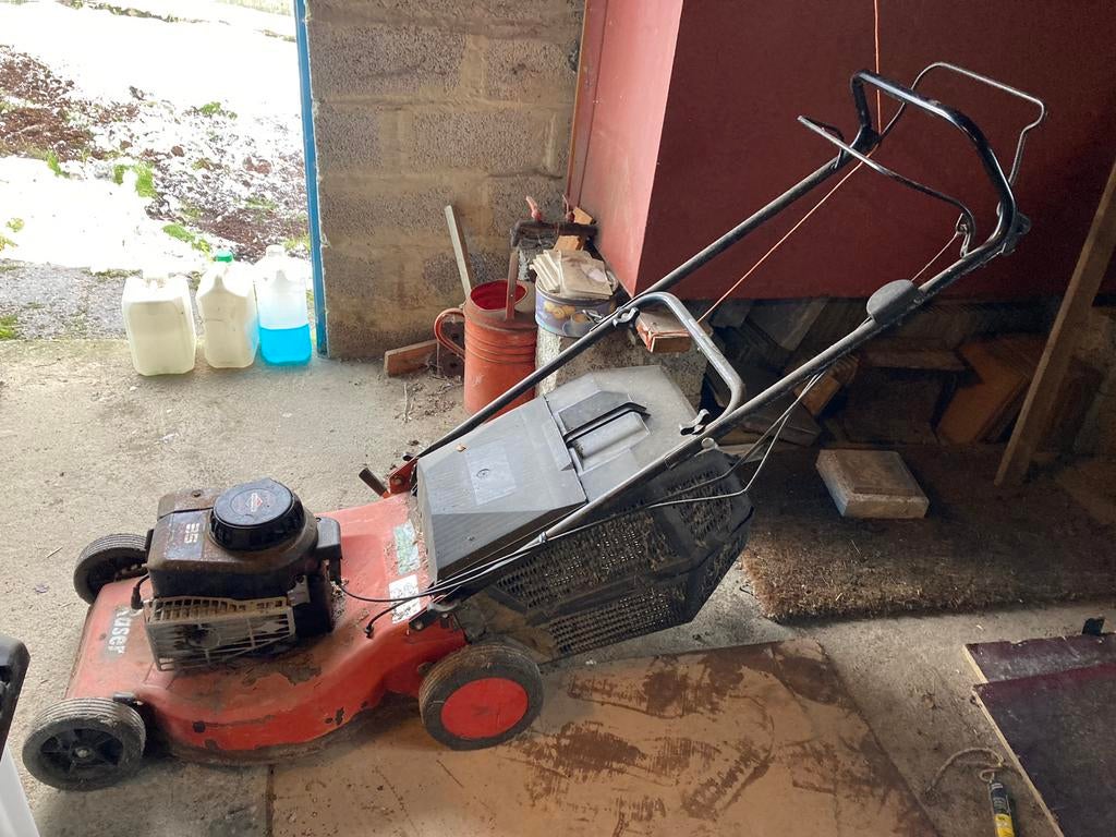 Tondeuse Raser, Jardin & Terrasse, Enlèvement, Utilisé, Tondeuses à gazon à essence, Bac de ramassage