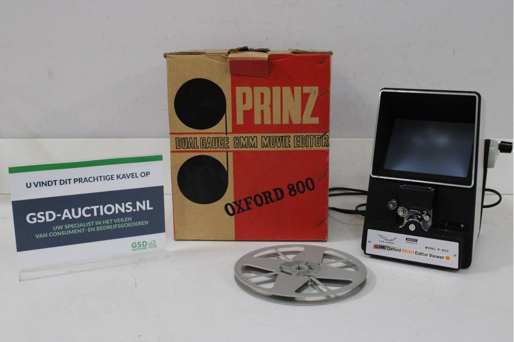 Vintage Prinz Ofxford 800 Filmviewer & Editor, TV, Hi-fi & Vidéo, Enlèvement ou Envoi, Niet ingevuld, Niet ingevuld, Niet ingevuld
