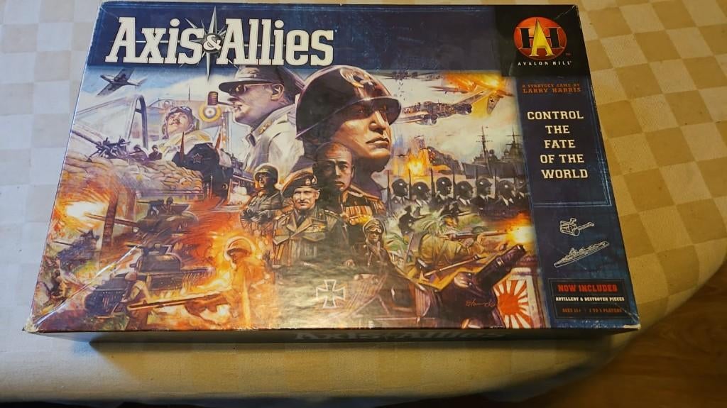bordspel Avalon Hill Axis & Allies WW2 spel, Een of twee spelers, Ophalen of Verzenden, Zo goed als nieuw