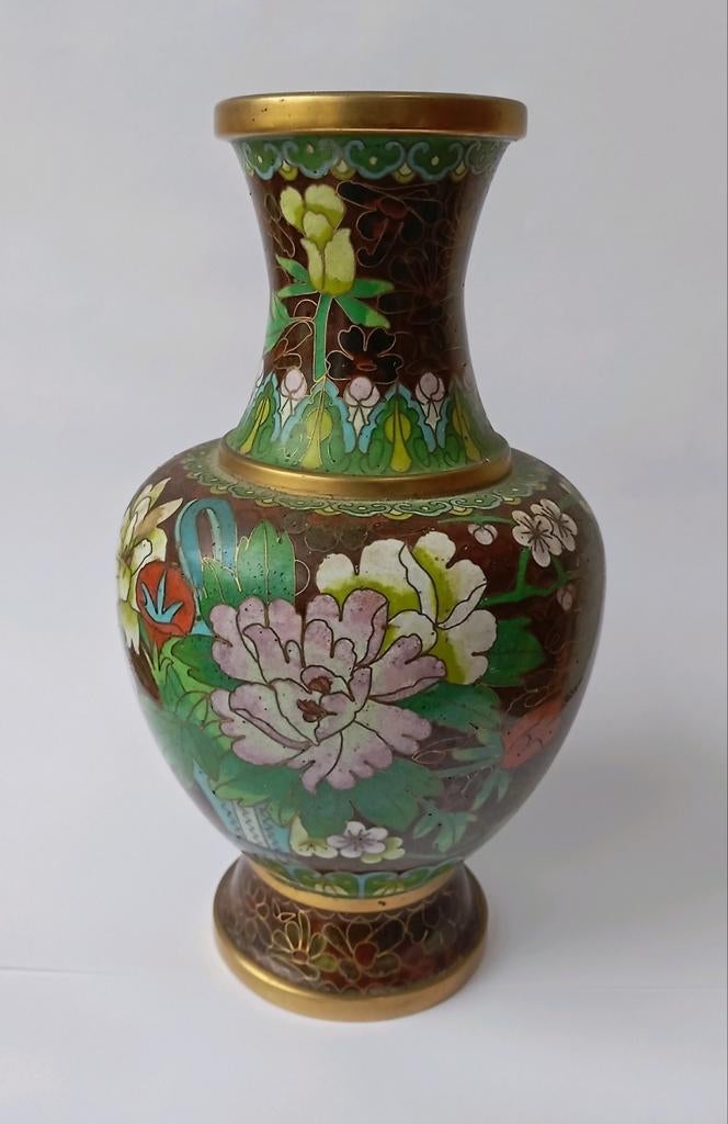 Vintage Cloisonné Vaas PRC, Ophalen of Verzenden