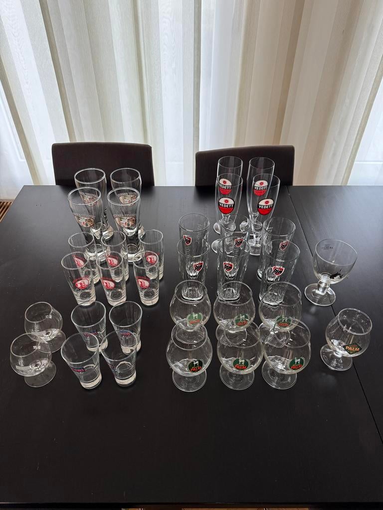 Verres à bière (0,50-1,50 €/pc), Enlèvement, Comme neuf