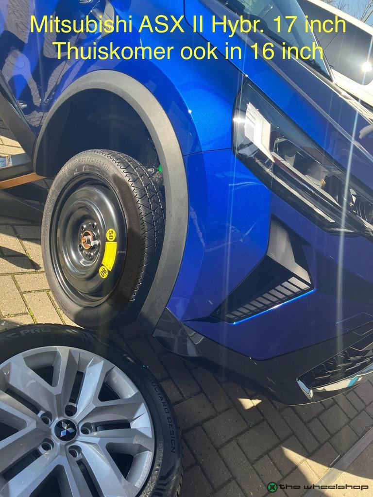 Reservewiel Thuiskomer Mitsubishi Spacestar Colt Grandis ASX, Pneus et Jantes, Véhicule de tourisme, -, Utilisé