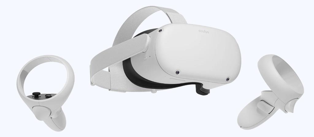 Oculus Quest 2, Games en Spelcomputers, Virtual Reality, Ophalen, Zo goed als nieuw, Camera, Pc