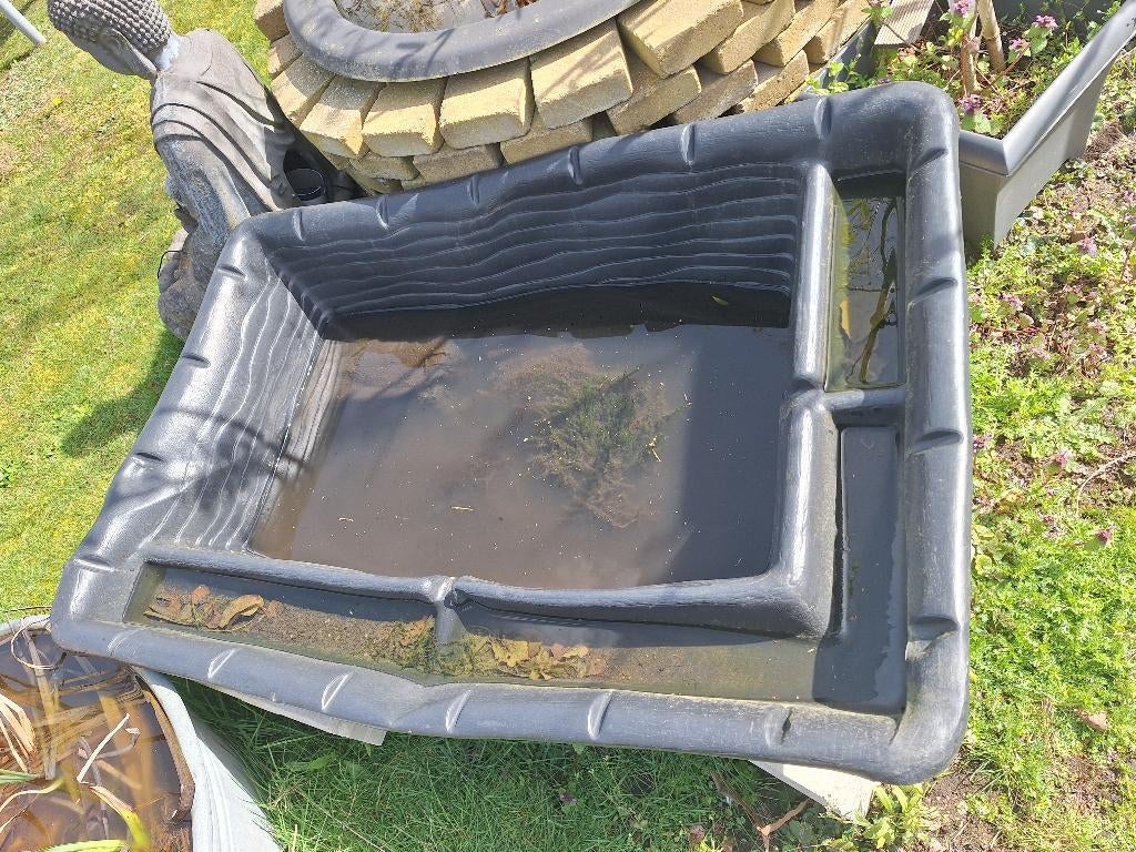 Vijverbak 132cm x 87 cm x 42 cm hoog, Tuin en Terras, Vijvers, Ophalen, Gebruikt