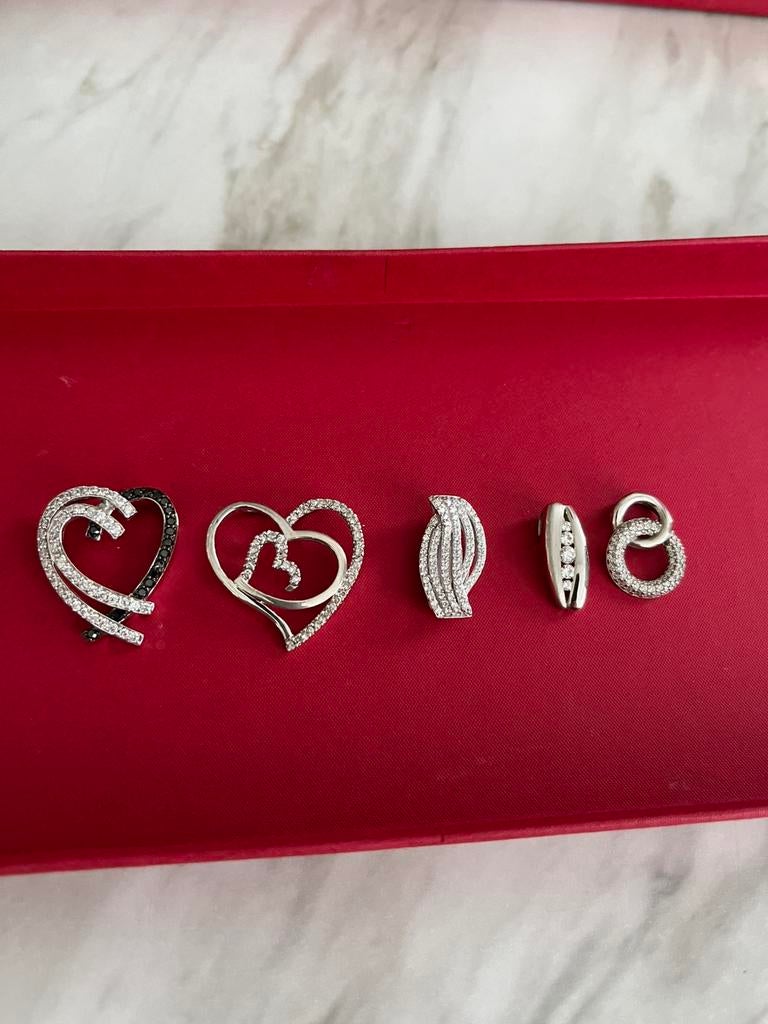 Zilveren hangers 925, Handtassen en Accessoires, Bedels, Ophalen of Verzenden, Zo goed als nieuw