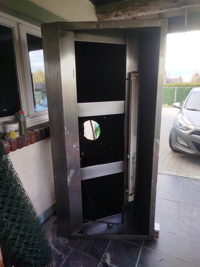 Dampkap zonder zuigmonter inox ,2,40 m, Ophalen