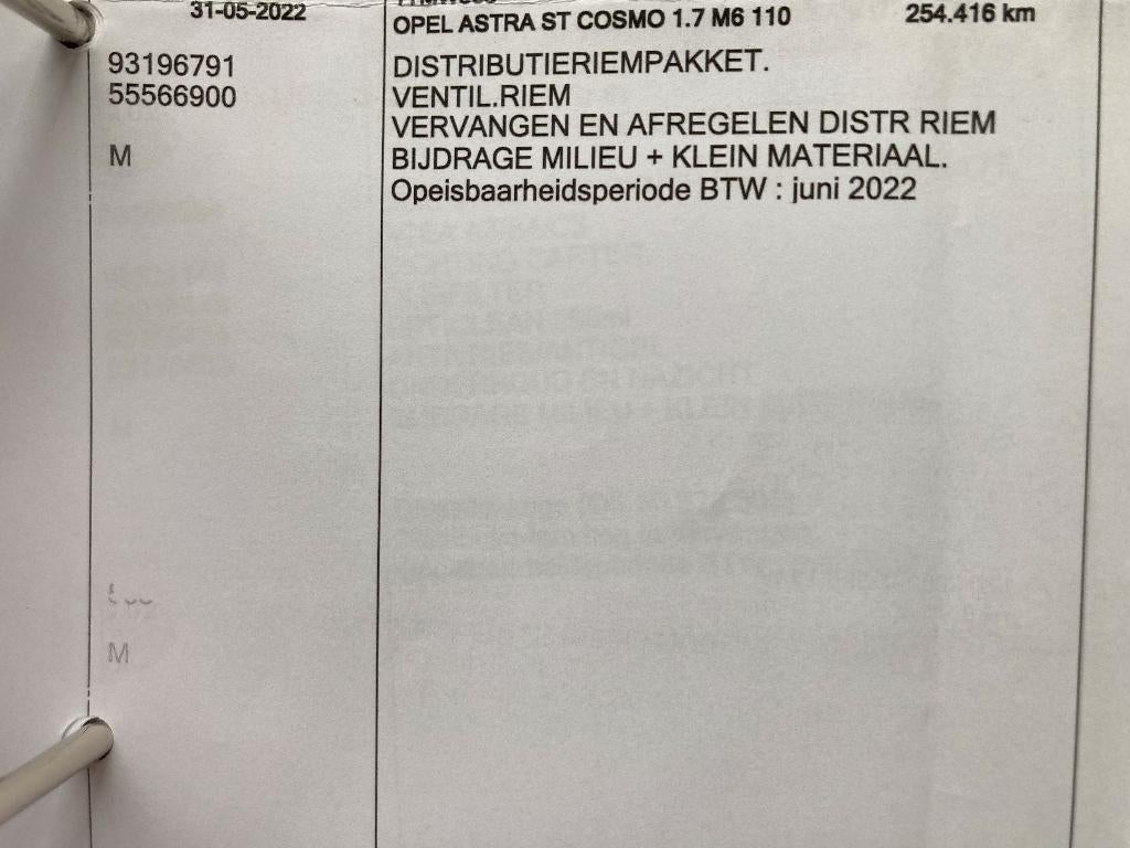 Opel Astra J Sports Tourer 1.7 DIESEL, Autos, 121 g/km, Euro 5, Cruise Control, Boîte manuelle