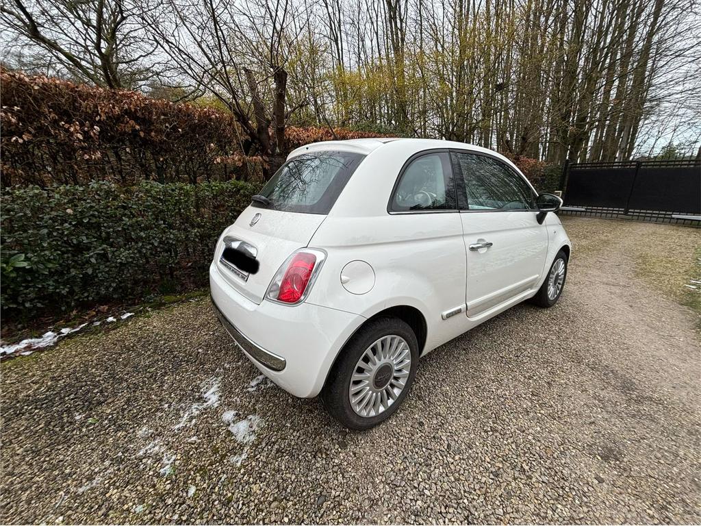 Fiat 500 twin turbo, Auto's, Fiat, Voorwielaandrijving, Stof, Beige, Wit