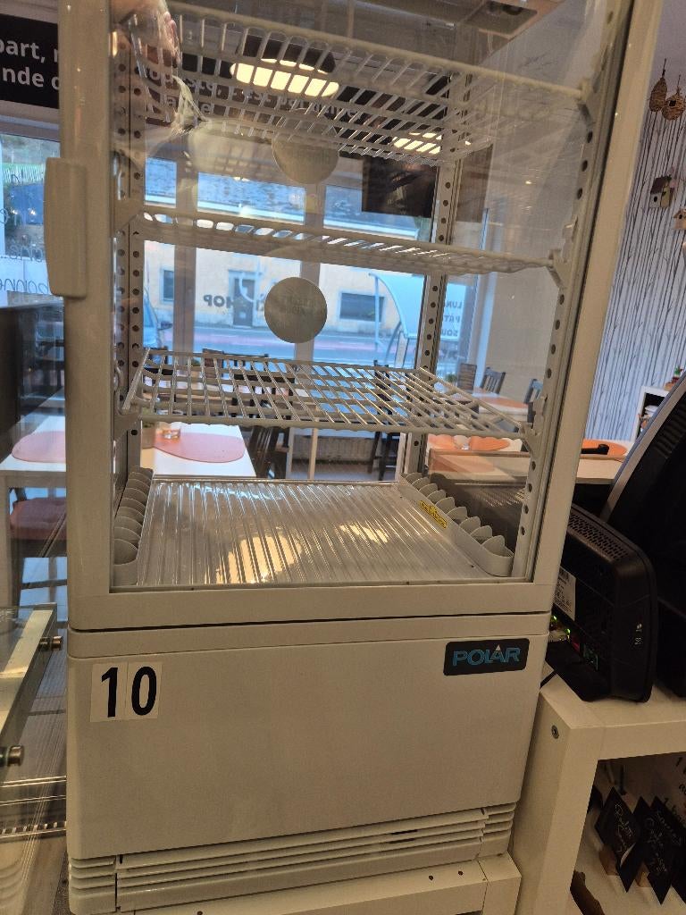 Vitrine réfrigérée Polar blanche env. 100L – état comme neuf, Articles professionnels, Enlèvement, Utilisé, Refroidissement et Congélation