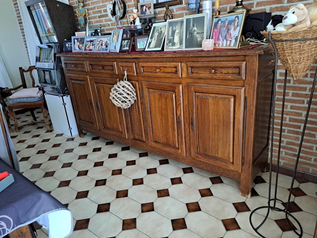 Eetplaats eik, Huis en Inrichting, Complete eetkamers, Ophalen, Gebruikt