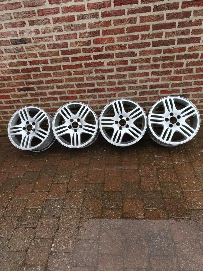 4 Alu VOLVO velgen, Autos : Pièces & Accessoires, Pneus & Jantes, Jante(s), 16 pouces, Enlèvement