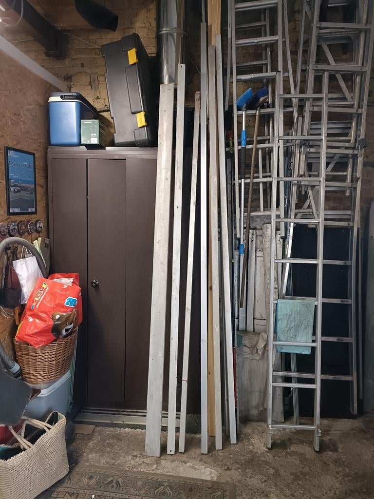 Divers tubes carrés 7 pièces, Doe-het-zelf en Bouw, Ophalen, Zo goed als nieuw