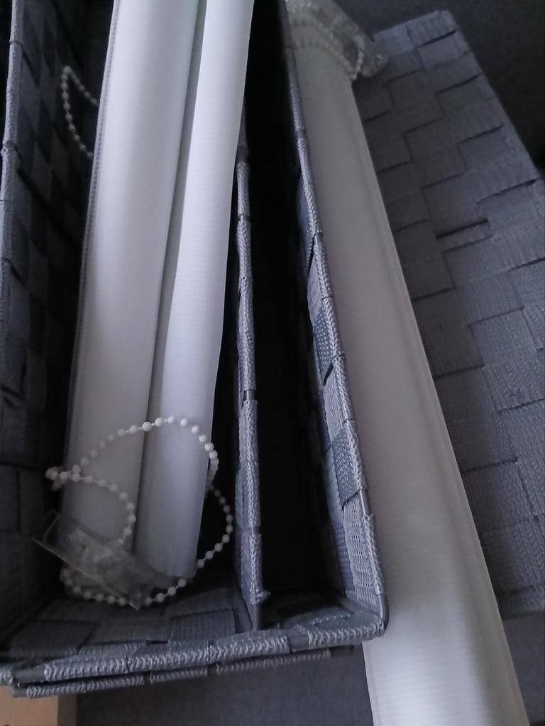 ❇️️️ Verkrijgbaar in 2 witte jaloezieën met haakjes aan de a, Ophalen, Gebruikt