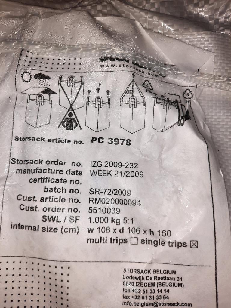 Grands sacs, Bricolage & Construction, Enlèvement