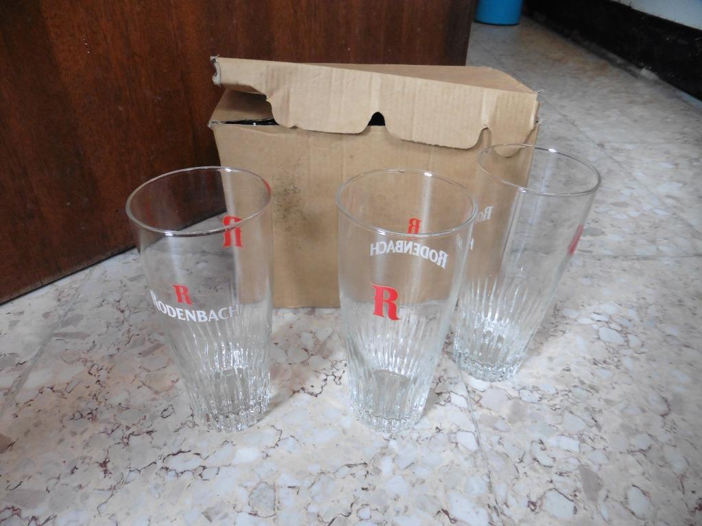 Rodenbach ribbel glas (NIEUW), Verzamelen, Ophalen of Verzenden, Nieuw, Bierglas