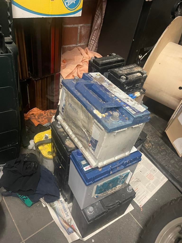 10 tal auto batterijen accu’s+ brommers vanaf 75€, Auto-onderdelen, Ophalen, Gebruikt