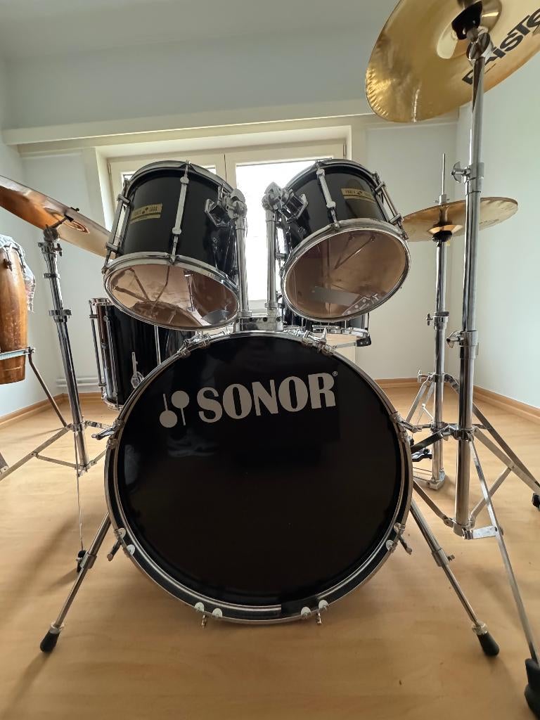 Sonor Force 1000 Drumstel, Muziek en Instrumenten, Drumstellen en Slagwerk, Gebruikt, Sonor, Ophalen