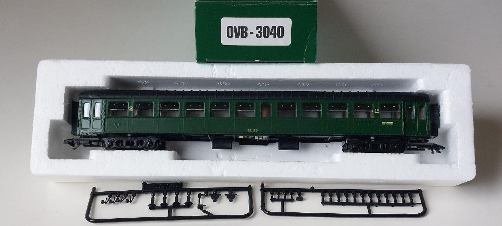 SNCB/NMBS OVB MODELS FOURGON K VERTE 2CL.*HO*DC 3040, Autres marques, Analogique, Comme neuf, Courant continu