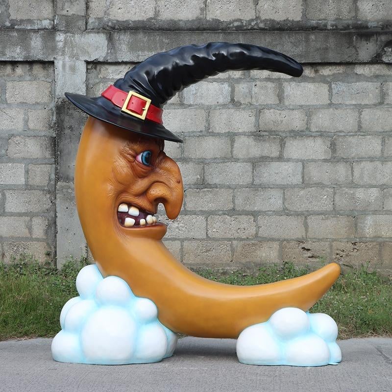 Moon Witch Bench XL – Halloween fotomoment 185 cm, Verzamelen, Beelden en Beeldjes, Ophalen, Nieuw