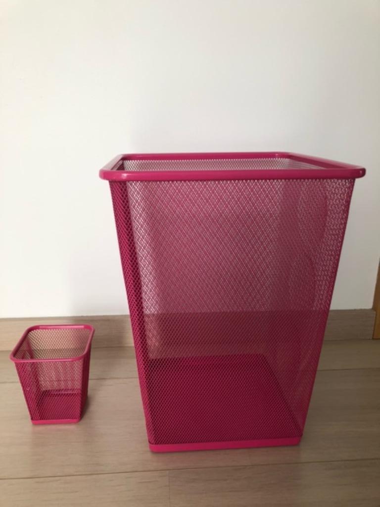 Ensemble poubelle + pot à crayons Ikea, Enlèvement, Utilisé