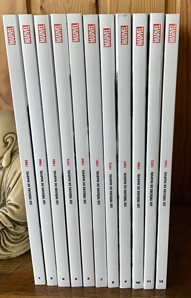 les trésors de marvel 1,3,4,5,6,7,8,9,10,11,12(En français), Livres, BD | Comics, Comme neuf, Comics, Enlèvement ou Envoi