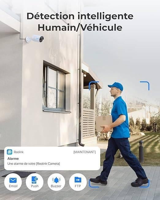 videobewakingsset | 4 cameras | GRATIS LEVERING, Overige merken, -, Verzenden, -