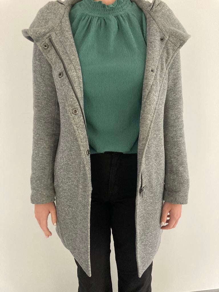 Toffe, grijze damesjas Only maat S, Taille 36 (S), Comme neuf, Enlèvement, Only