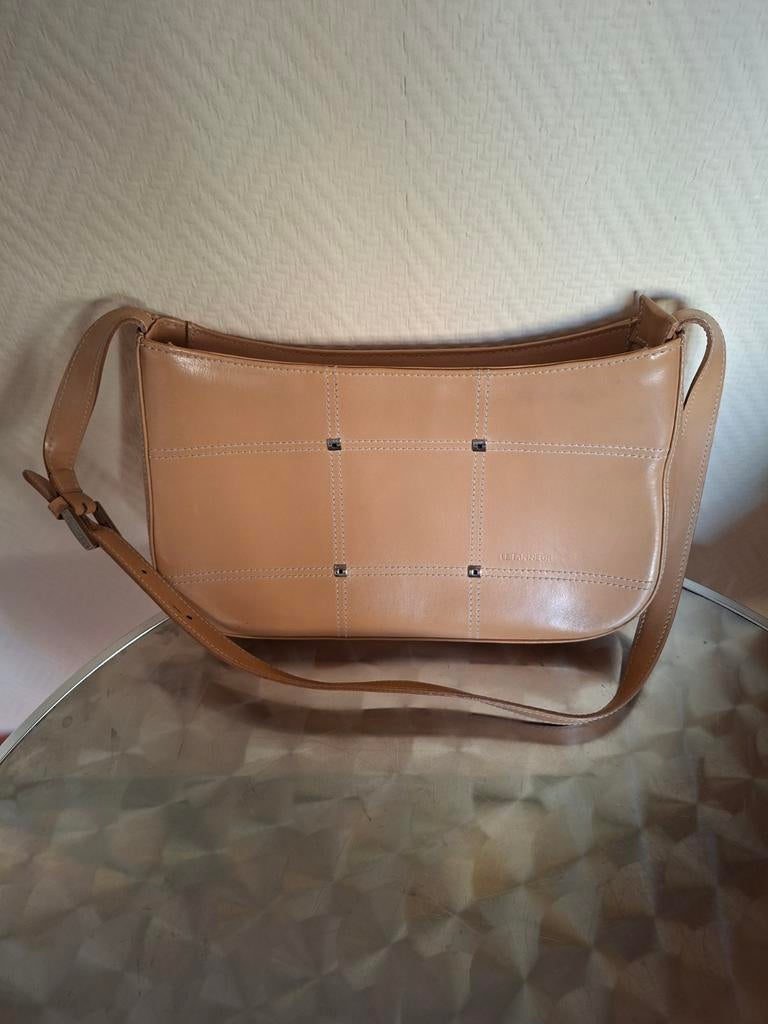 LE TANNEUR Sac + porte monnaie beige vintage, Enlèvement ou Envoi, Beige