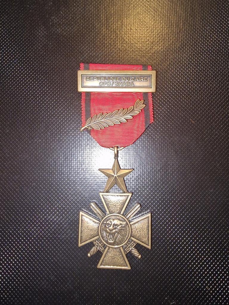Croix de la Bravoure, opérations militaires, Shaba, 2e REP, Collections, Objets militaires | Général, Enlèvement ou Envoi, Armée de terre