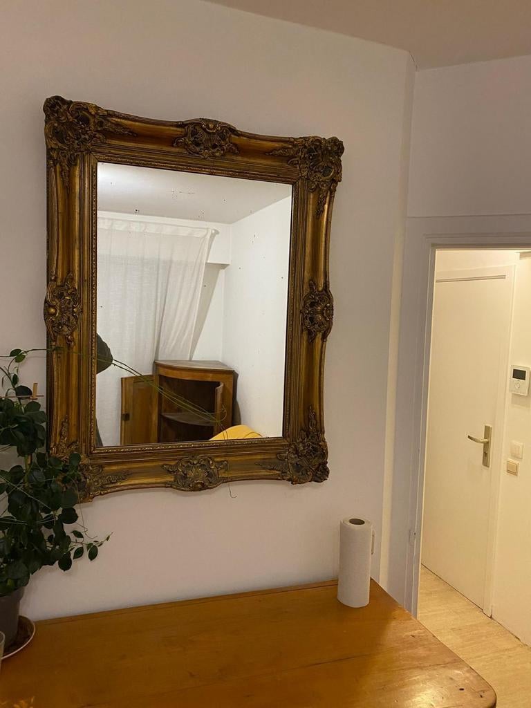 Superbe miroir doré