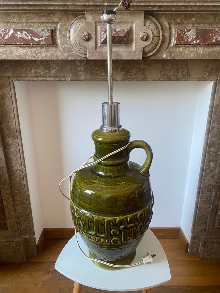 Pied de lampe vintage West Germany, Antiquités & Art, Enlèvement ou Envoi